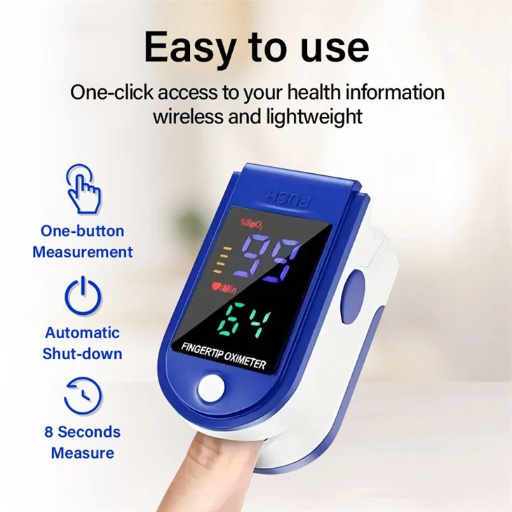 Portable Digital Fingertip Pulse Oximeter